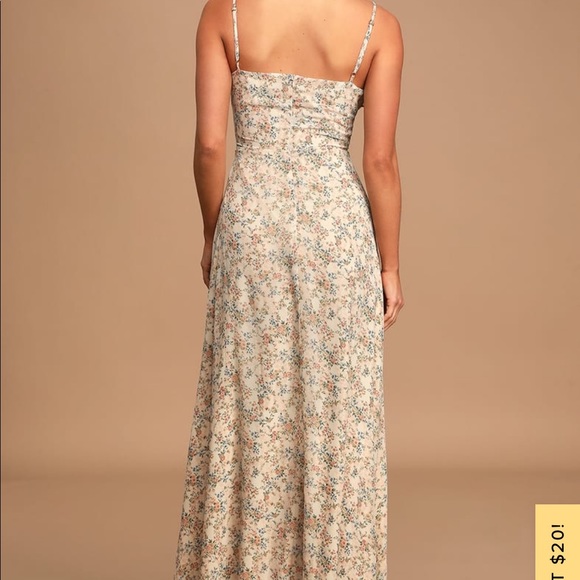 Lulus floral maxi dress - Picture 2 of 4